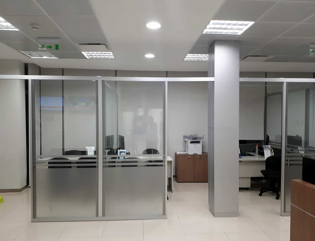 Tabique DVC45 vidrio simple